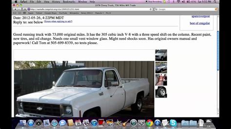 Craigslist clovis nm cars and trucks - by owner - santa fe cars & trucks - by owner "trucks" - craigslist. loading. reading. ... saving. searching. refresh the page. craigslist Cars & Trucks - By Owner "trucks" for sale in Santa Fe / Taos. see also. SUVs for sale classic cars for sale electric cars for sale ... NM GMC 2500. $12,000. Ocate 2015 GMC Sierra 1500.